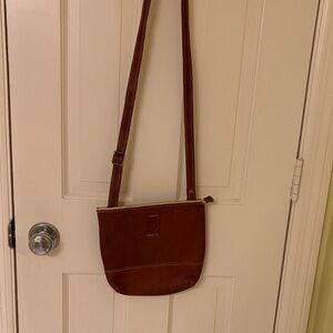 Portland Leather Brown Shoulder Bag